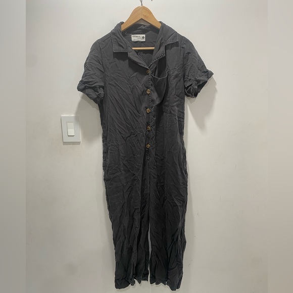 Back beat co. button jumpsuit - Picture 2 of 4